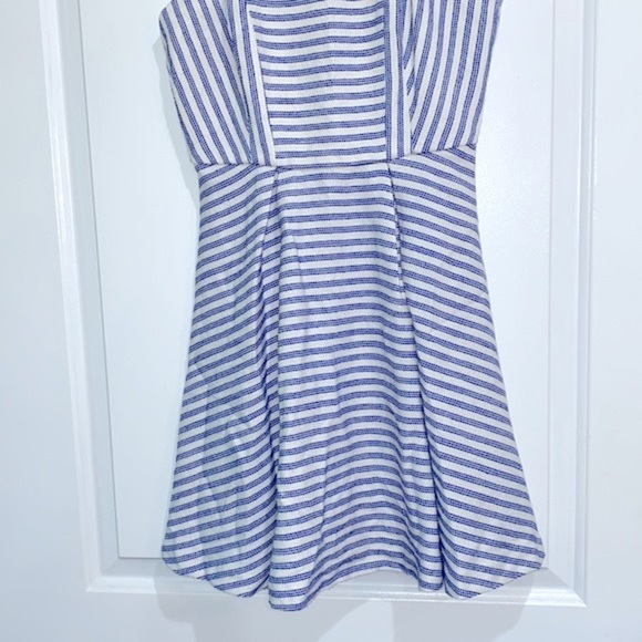 BCBGeneration blue & white striped halter dress size 2 - Picture 4 of 11
